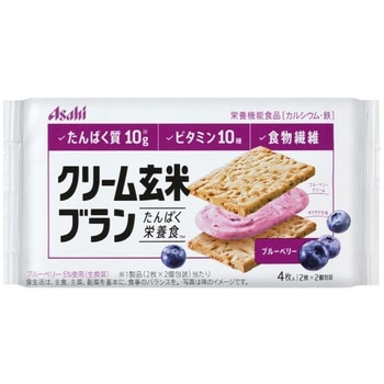 アサヒ クリーム玄米ブラン ブルーベリー 72g x6 アサヒグループ食品