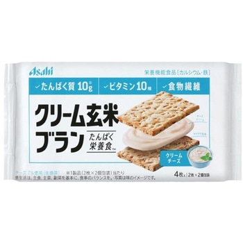 アサヒ クリーム玄米ブラン クリームチーズ 72g x6 アサヒグループ食品