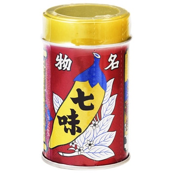 4962968011251 八幡屋礒五郎 七味唐からし 缶 14g x10 1箱(14g×10個