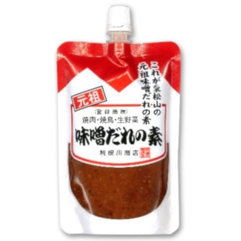 利根川 味噌だれの素 スタンドパウチ 130g x24 利根川商店