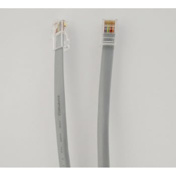 LANケーブル、カテゴリ5e(Cat5e)拡張ネットワークケーブル8コア、フラットケーブル両端クリスタルヘッド付き bitstrong