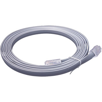 LANケーブル、カテゴリ5e(Cat5e)拡張ネットワークケーブル8コア、フラットケーブル両端クリスタルヘッド付き bitstrong