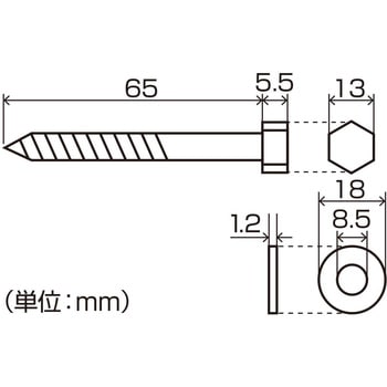 ステンレス六角コーチスクリュー NewHikari