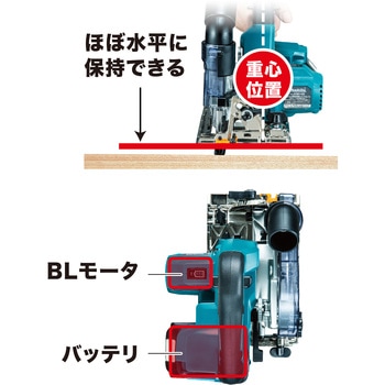 40Vmax 125ミリ充電式防じんマルノコ マキタ