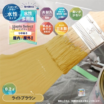 ハピオセレクト 水性シリコン多用途(つやあり) カンペハピオ