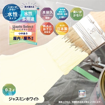 ハピオセレクト 水性シリコン多用途(つやあり) カンペハピオ