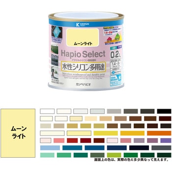 ハピオセレクト 水性シリコン多用途(つやあり) カンペハピオ