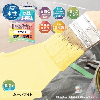 ハピオセレクト 水性シリコン多用途(つやあり) カンペハピオ