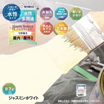 ハピオセレクト 水性シリコン多用途(つやあり) カンペハピオ