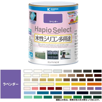 ハピオセレクト 水性シリコン多用途(つやあり) カンペハピオ
