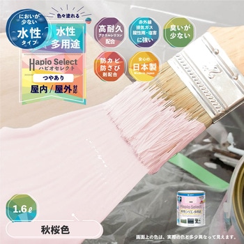 ハピオセレクト 水性シリコン多用途(つやあり) カンペハピオ