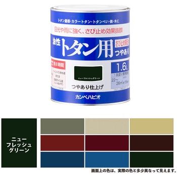 油性トタン用 油性屋根用塗料 (つやあり) カンペハピオ