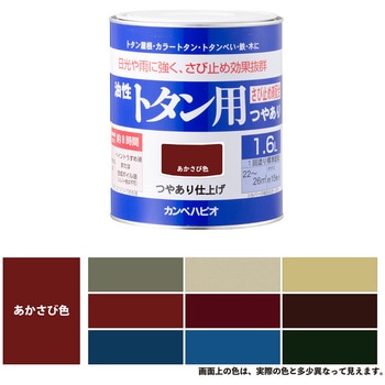 油性トタン用 油性屋根用塗料 (つやあり) カンペハピオ