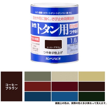 油性トタン用 油性屋根用塗料 (つやあり) カンペハピオ