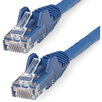 カテゴリー6 LANケーブル/LSZH(低煙ゼロハロゲン)対応/650MHz 10GbE/100W PoE/UTP/ツメ折れ防止RJ45コネクタ/ETL規格認定品/24AWG/Cat6 LANケーブル StarTech.com