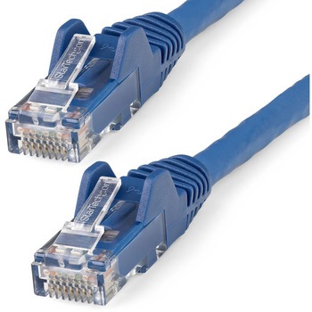 カテゴリー6 LANケーブル/LSZH(低煙ゼロハロゲン)対応/650MHz 10GbE/100W PoE/UTP/ツメ折れ防止RJ45コネクタ/ETL規格認定品/24AWG/Cat6 LANケーブル StarTech.com