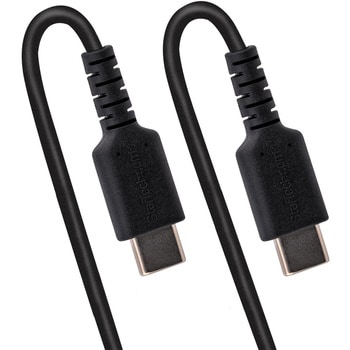高耐久USB-C ケーブル/コイル(伸縮)型/アラミド繊維補強/オス-オス/USB 2.0 Type-C ケーブル/タイプC 充電 カールコード StarTech.com