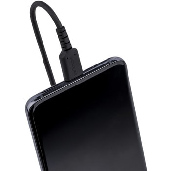 高耐久USB-C ケーブル/コイル(伸縮)型/アラミド繊維補強/オス-オス/USB 2.0 Type-C ケーブル/タイプC 充電 カールコード StarTech.com