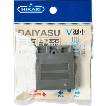 二次元調整戸車(木口取付タイプ) NewHikari 【通販モノタロウ】