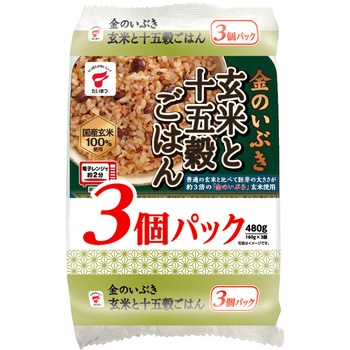 金のいぶき 玄米と十五穀ごはん 3P たいまつ食品