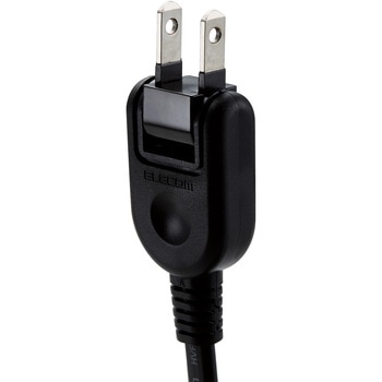 延長コード 電源タップ コンセント 2P 10個口 吊下可 雷サージ ホコリシャッター付 ブラック エレコム