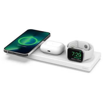 MagSafe 3-in-1 ワイヤレス充電パット (電源アダプタ付) BELKIN(ベルキン)