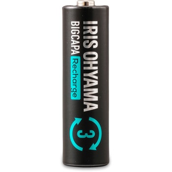 ビックキャパ リチャージ ニッケル水素電池 4本パック アイリスオーヤマ