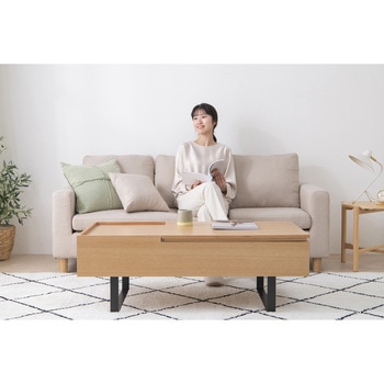 昇降テーブル 引出し付き アイリスオーヤマ