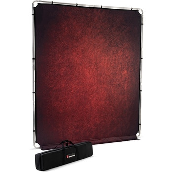 EzyFrame 背景 2x2.3m クリムゾン Manfrotto