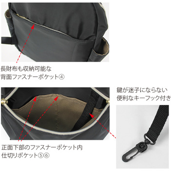 高密度ポリ10Pミディリュック グリーンクロス