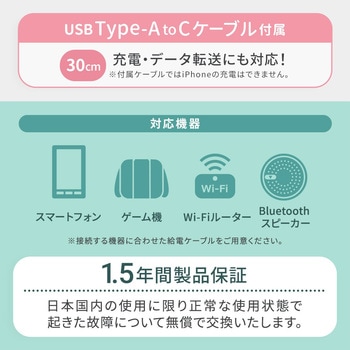 手軽に持ち運び出来るオシャレなスティック型モバイルバッテリー 3000mAh OWLTECH(オウルテック)