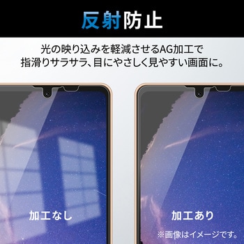 AQUOS sense6s ( SHG07 ) / sense6 ( SH-54B SHG05 ) フィルム アンチグレア 反射防止 指紋防止 エアーレス エレコム