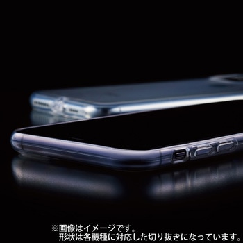 AQUOS sense6s ( SHG07 ) / sense6 ( SH-54B SHG05 ) ケース カバー ソフト TPU ストラップホール付 - エレコム