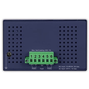 Giga16ポート 産業用スイッチングハブ SFP 2ポート付 DC外部電源 PLANET Technology