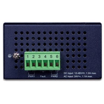 Giga8ポート 産業用スイッチングハブ SFP 2ポート付 DC外部電源 PLANET Technology