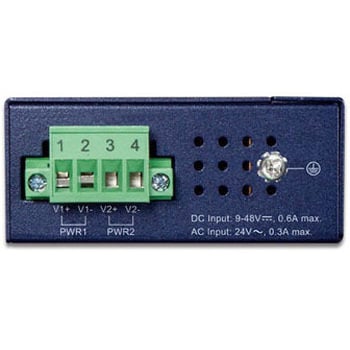 Giga4ポート 産業用スイッチングハブ SFP 1ポート付 DC外部電源 PLANET Technology