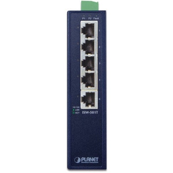 100Base-TX 産業用スイッチングハブ DC外部電源 PLANET Technology