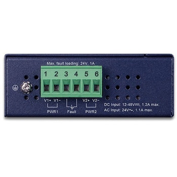 産業用スイッチングハブ 100BASE-TX 4ポート SFP 2ポート付 PLANET Technology