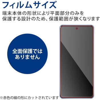 ガラスフィルム Galaxy A53 5G ( SC-53C / SCG15 ) 硬度10H 強化ガラス 高透明 指紋防止 エアーレス エレコム