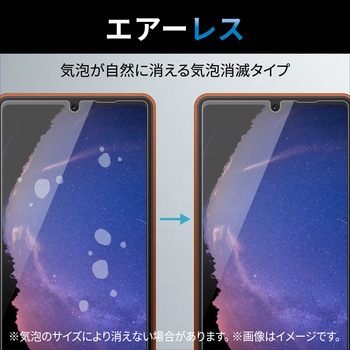 ガラスフィルム Xperia Ace III 硬度10H 強化ガラス ブルーライトカット 高透明 エレコム