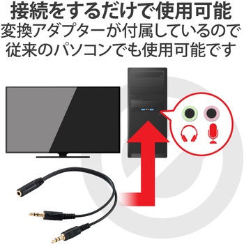 ヘッドホン ヘッドセット マイク付き 有線 Φ3.5mm3極 4極 接続 オーバーヘッドタイプ ミュートスイッチ付き 全指向性 ゲーミング 50mmドライバ FPS特化 跳ね上げ式 ブラック エレコム