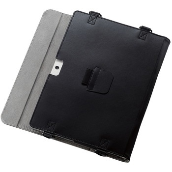 ソフトレザーケース Dynabook K50 K60対応 手帳型 ショルダーベルト付 キーボード対応 ブラック エレコム