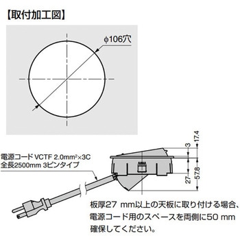 埋込式USB・ACコンセント 16R-016型 LAMP(スガツネ)