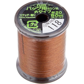 バッグ用ミシン糸・太タイプ フジックス(縫製用品)