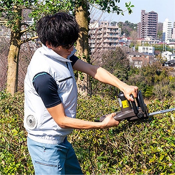 冷感保冷剤付 空調付きベスト+バッテリーセット2024-ICE (日本製生地) STATUSUNI(ステータスユニ)