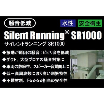 騒音軽減塗料 Silent Running(R) SR1000 ガンスプレーキット TEMP-COAT Brand Products