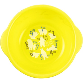 くまくま子供湯桶 イエロー ナカヤ化学産業