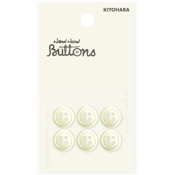 貝ボタン 4つ穴 ナウナウボタン(清原)