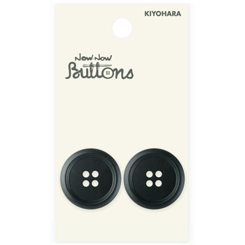 水牛調ボタン 4つ穴 ナウナウボタン(清原)