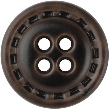 革調ボタン ステッチ風 4つ穴 ナウナウボタン(清原)